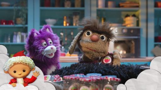 Unser Sandmännchen vom 14.04.2025, Moppi und MiWau: Der Marmeladendieb | Rechte: rbb Moppi und MiWau: Der Marmeladendieb; Quelle: rbb