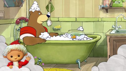 Dr. Brumm geht baden | Unser Sandmännchen | 08.05.2025 (Gebärdensprache) | Rechte: rbb Dr. Brumm: Dr. Brumm geht baden; Quelle: rbb