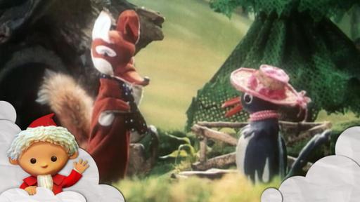 Fuchs und Elster: Drei Rätsel für Herrn Fuchs | Unser Sandmännchen | 11.05.2025 | Rechte: rbb Herr Fuchs und Frau Elster (Quelle: rbb)