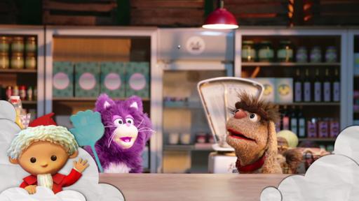 Unser Sandmännchen vom 05.05.2025, Moppi und MiWau: Die hungrige Fliege | Rechte: rbb Moppi und MiWau: Die hungrige Fliege; Quelle: rbb