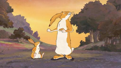 Rechte: KiKA/SLR Productions Australia Pty.Ltd./Scrawl Studios Pte Ltd./hr/ARD Der kleine braune Hase möchte auch endlich ein großer Hase sein. Und mutig! Denn der große braune Hase weiß so viel und kann so viel.