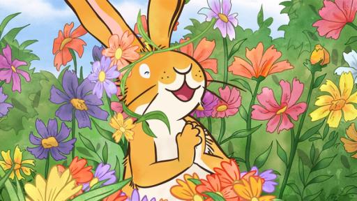 Rechte: KiKA/SLR Productions Australia Pty.Ltd./Scrawl Studios Pte Ltd./hr/ARD Der Frühling ist endlich da und die Sonne scheint wärmend auf die bunte Wiese. Das müssen der kleine Hase und die kleine Feldmaus natürlich ausnutzen und sofort die erste Runde Verstecken des Frühlings spielen.