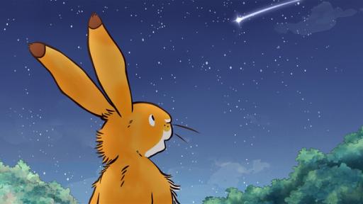 Rechte: KiKA/SLR Productions Australia Pty.Ltd./Scrawl Studios Pte Ltd./hr/ARD Der kleine Hase genießt die schöne Sommernacht.