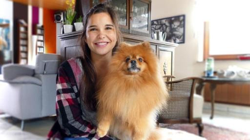 Pomeranian | Anna und Pomeranian Teddy.