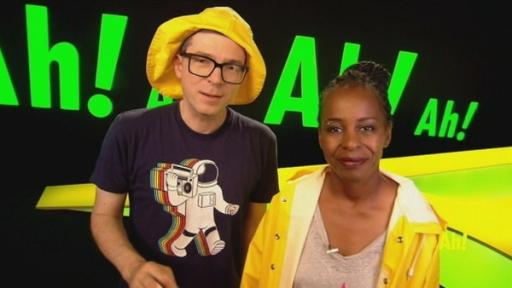 1386 Trillionen Liter - Standbild | Rechte: wdr Shary Reeves und Ralf Caspers im Studio