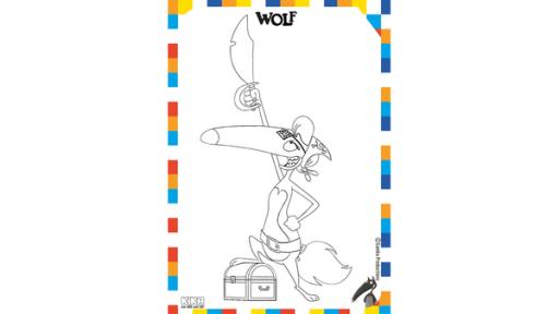Wolfine | Rechte: KiKA/Samka Productions Ausmalbild