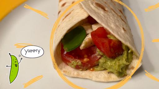 Rezept Erbsen-Wrap | Rechte: KiKA Rezept Erbsen-Wrap | Rechte: KiKA