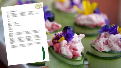 Rezept Gurke-Erdbeer-Röllchen Rezept Gurke-Erdbeer-Röllchen